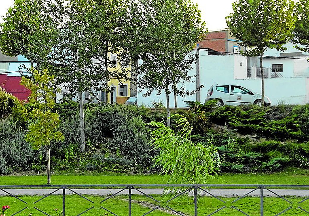 Muchos comprados se reunían en el parque del Calamón.
