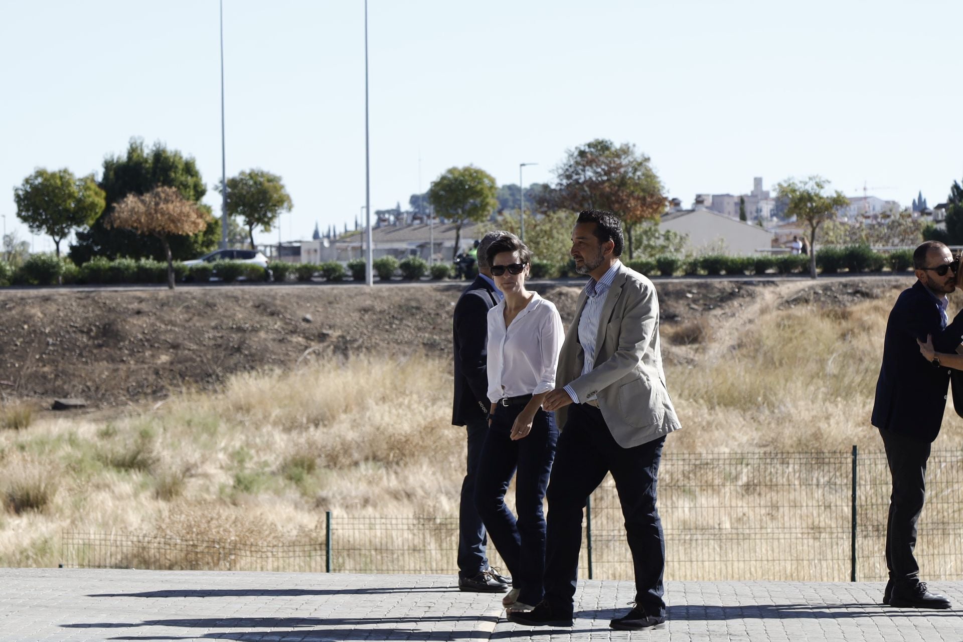La presidenta de la Diputación, Raquel del Puerto, y el diputado provincial Ricardo Cabezas.