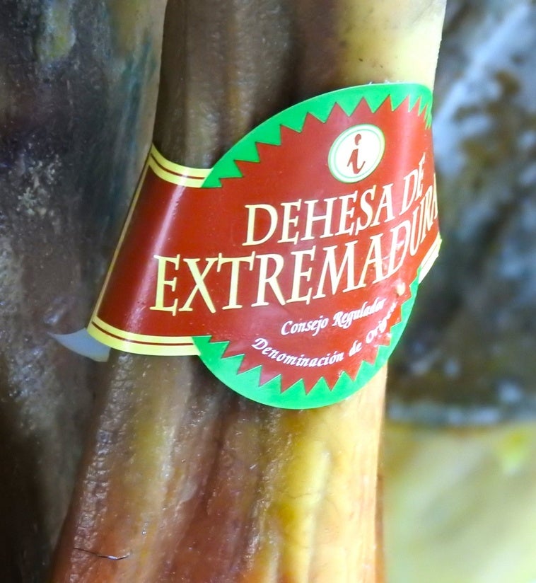 Mi nieta y el jamón ibérico
