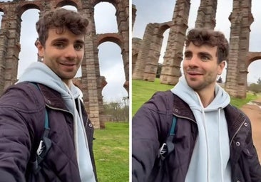 Un 'influencer' argentino destaca una joya extremeña mientras recorre España: «Me dan ganas de llorar»