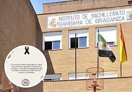 Emotivo adiós del IES Bárbara de Braganza a su conserje fallecido: «Su entrega ha dejado huella»