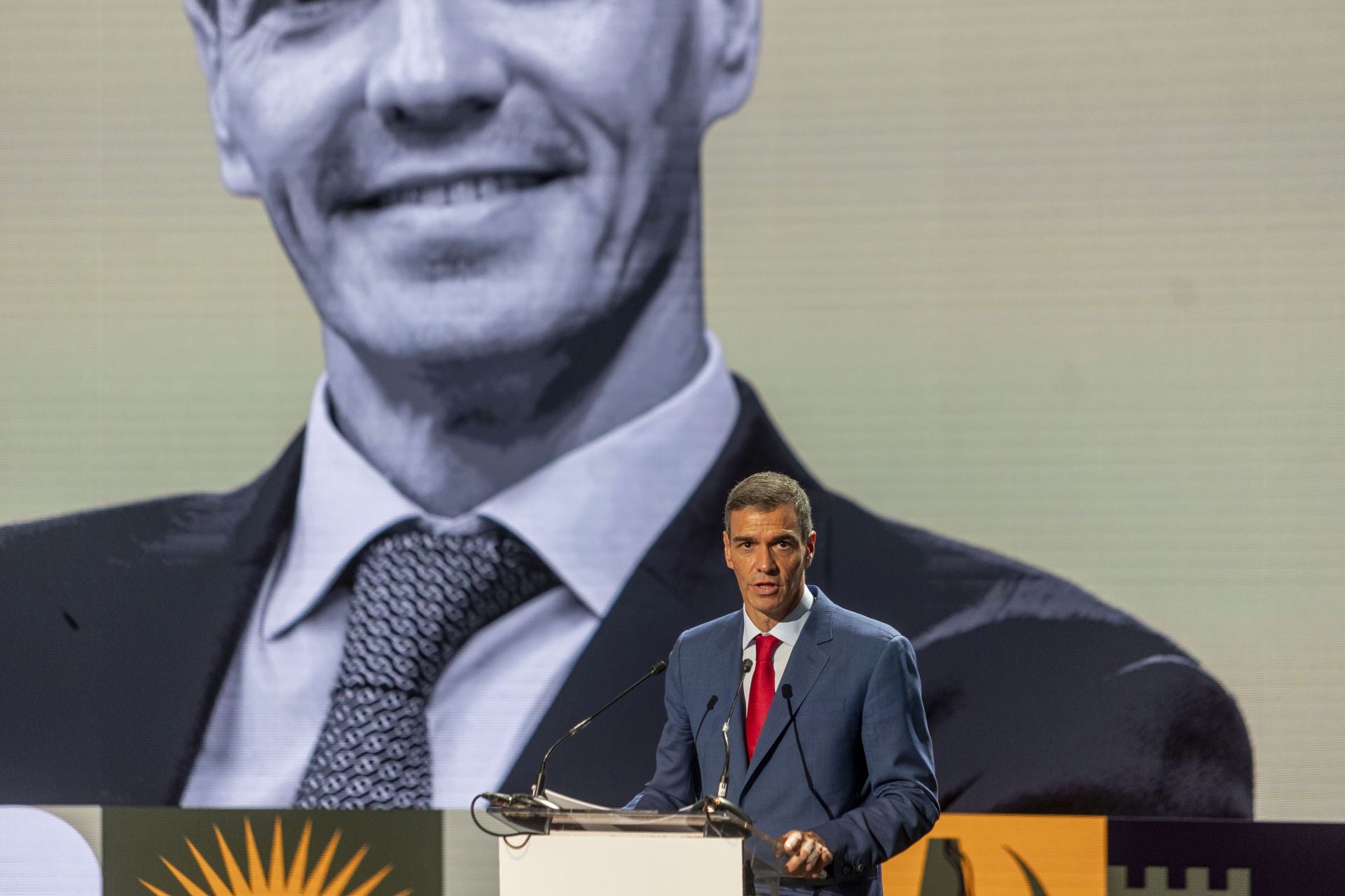 Fotos | La intervención de Pedro Sánchez en Turespaña, en imágenes