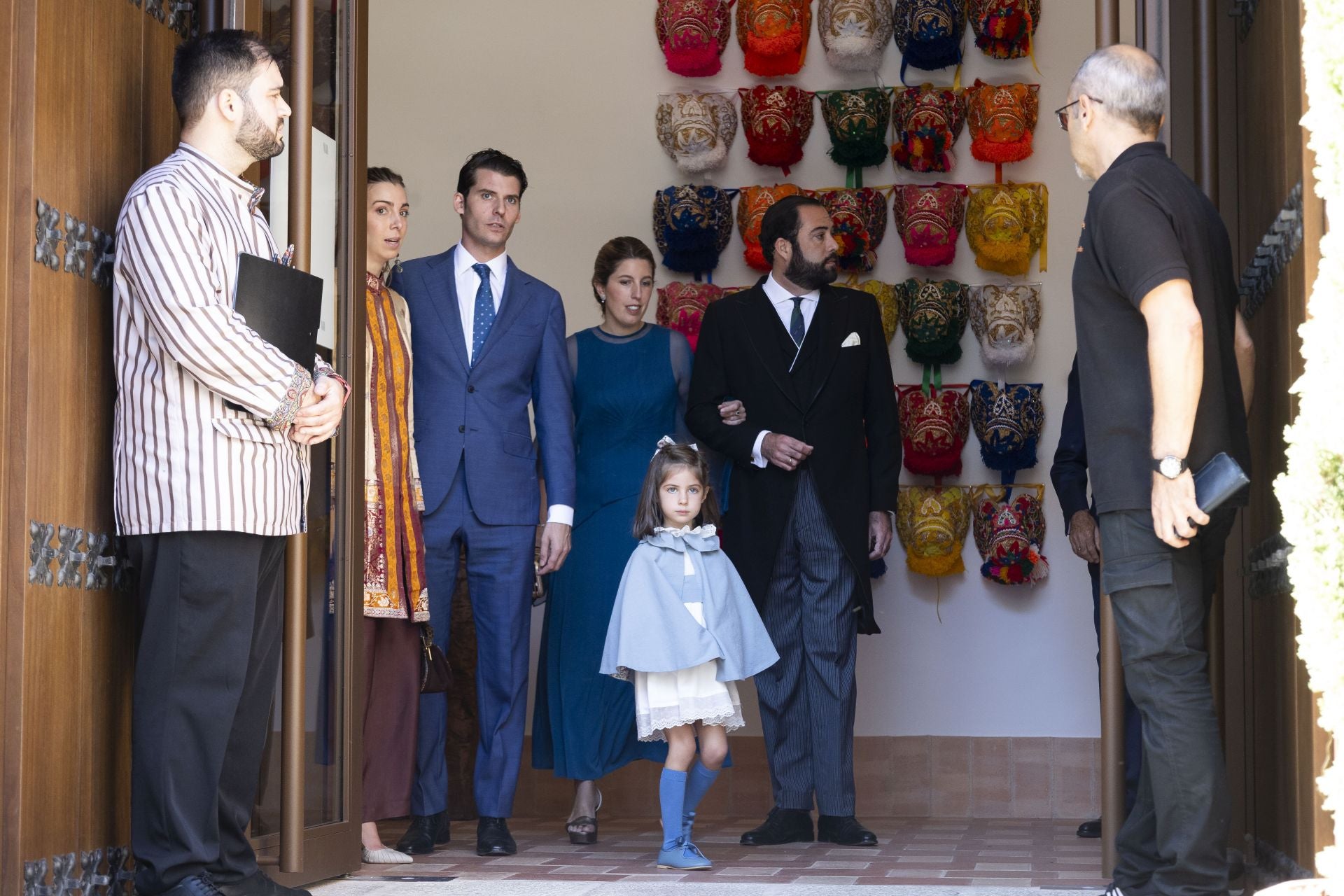 La boda de Fernando Palazuelo y Micaela Belmont, en imágenes