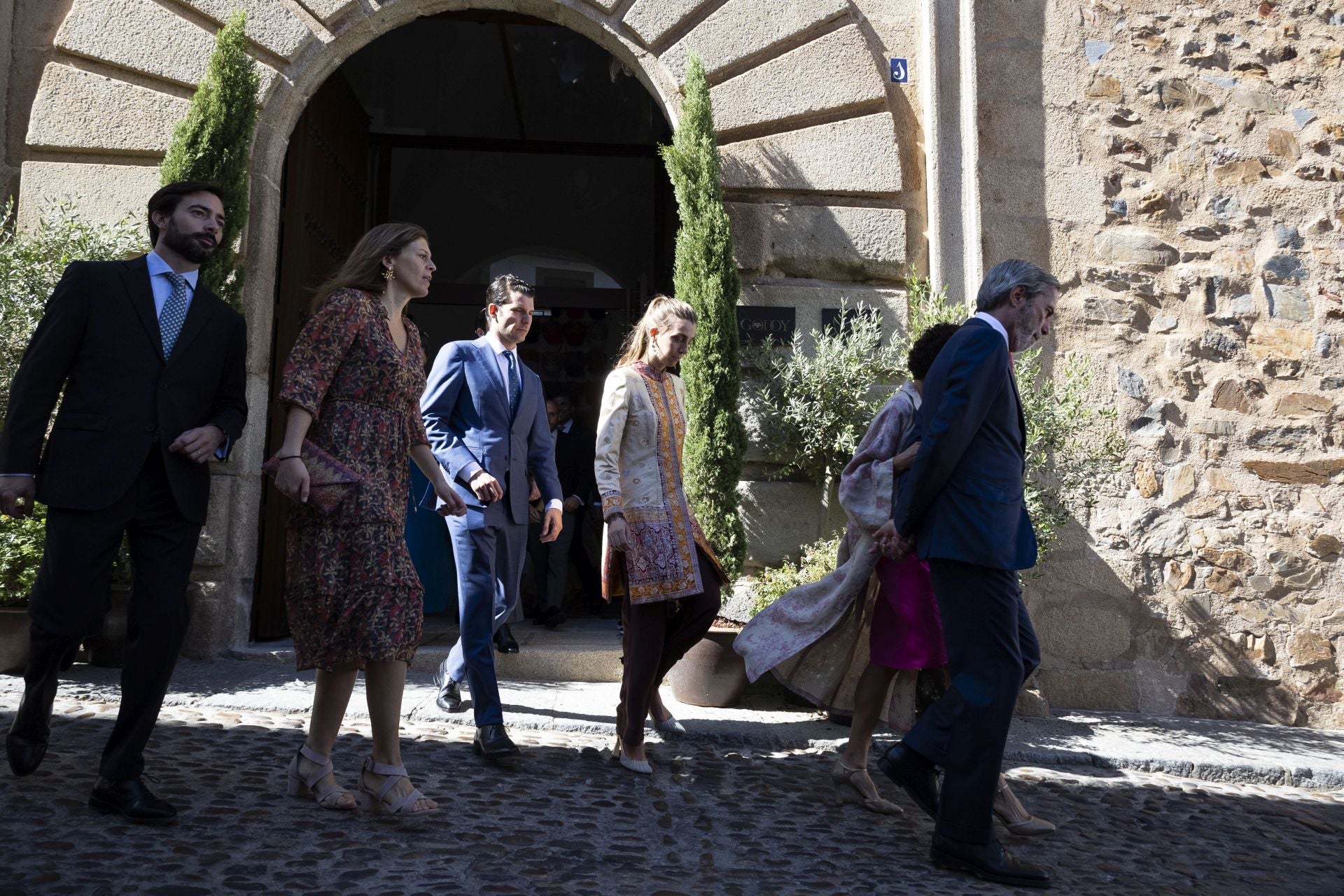 La boda de Fernando Palazuelo y Micaela Belmont, en imágenes