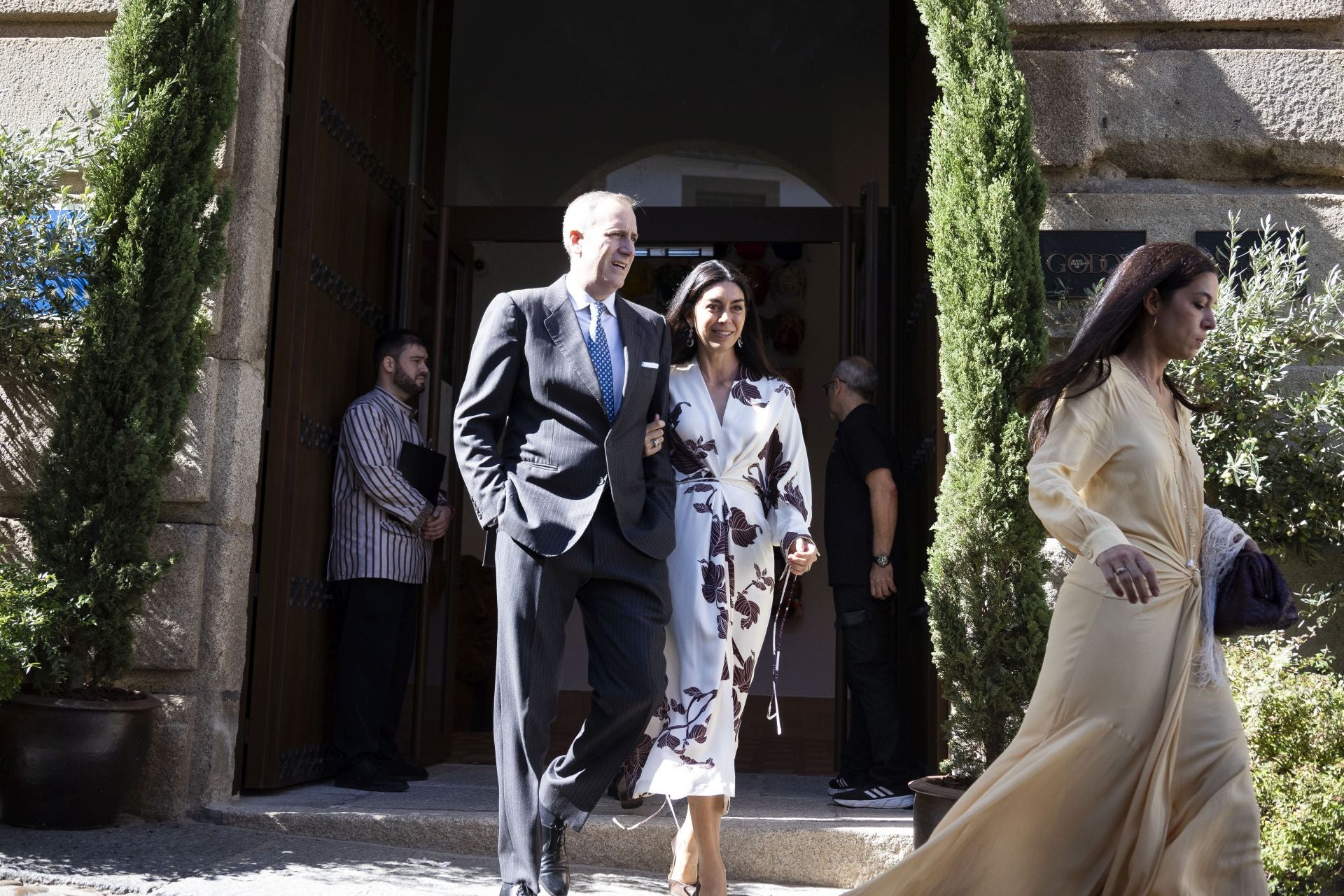 La boda de Fernando Palazuelo y Micaela Belmont, en imágenes