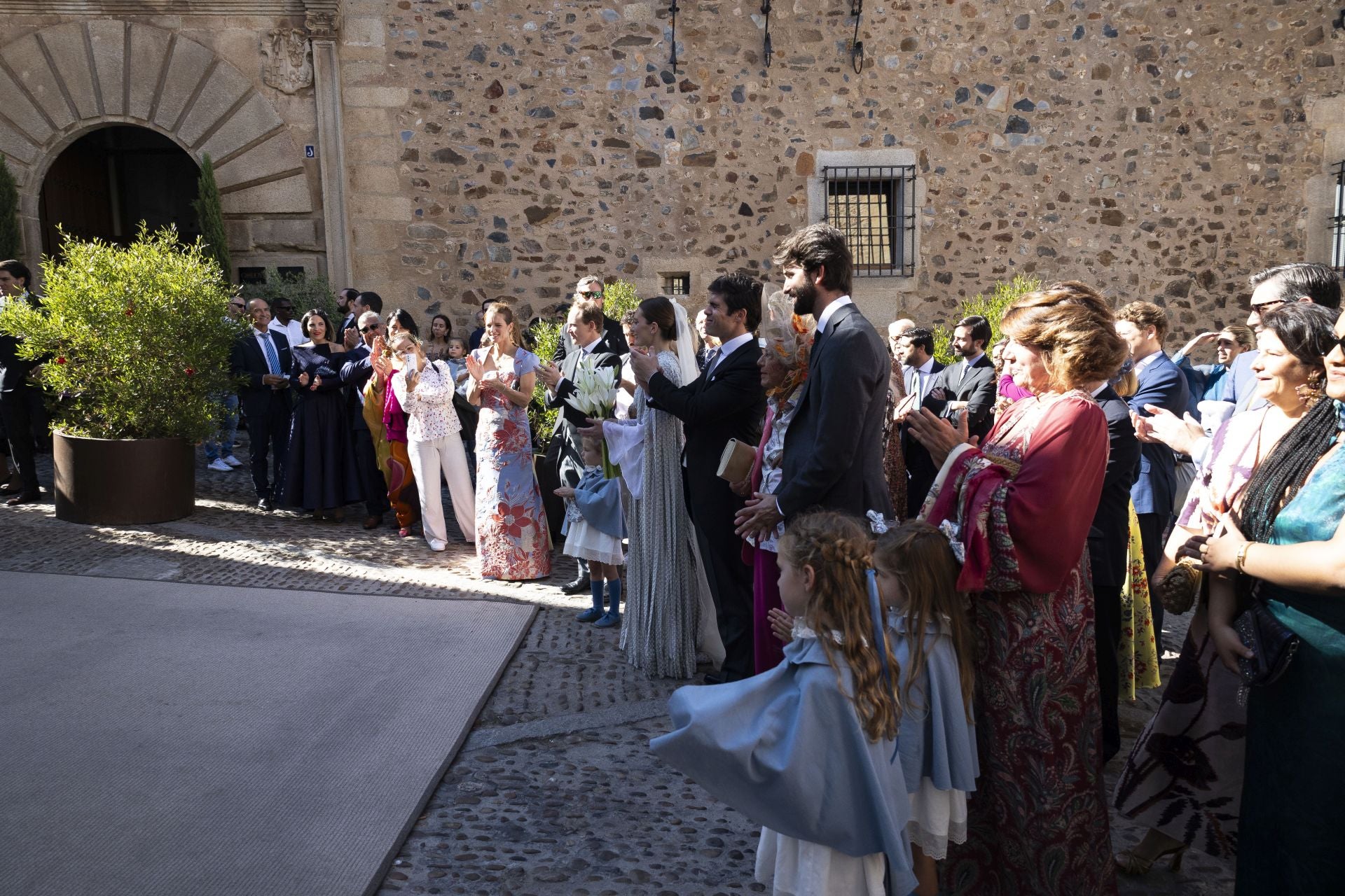 La boda de Fernando Palazuelo y Micaela Belmont, en imágenes
