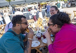 El auditorio Ricardo Carapeto, cita obligada este puente para los amantes de la comida callejera.