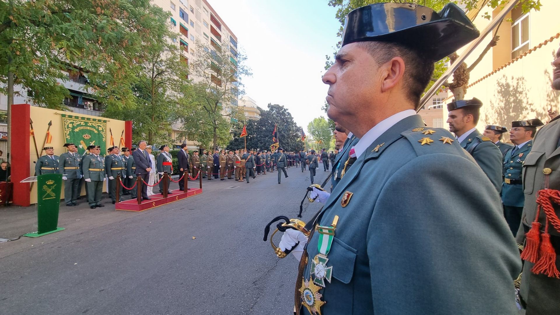 Fotos | Celebración del Día del Pilar en la Comandacia de la Guardia Civil en Badajoz