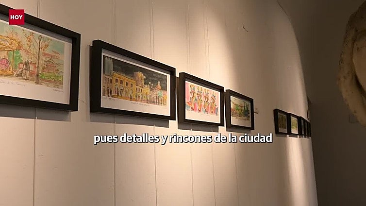 Gamero Gil: «Pinto hasta en una servilleta y luego coloreo con café»