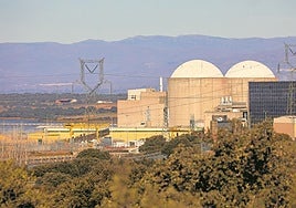 Vista exterior de la central nuclear de Almaraz.