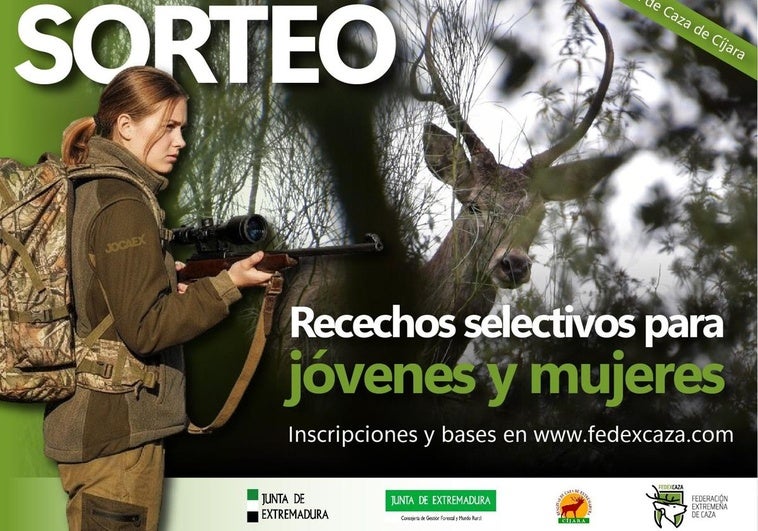 Convocado el sorteo de 20 jornadas de recechos selectivos en la Reserva de Caza de Cíjara para jóvenes y mujeres