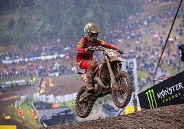 Samuel Tapia en una de las pruebas de esta temporada.