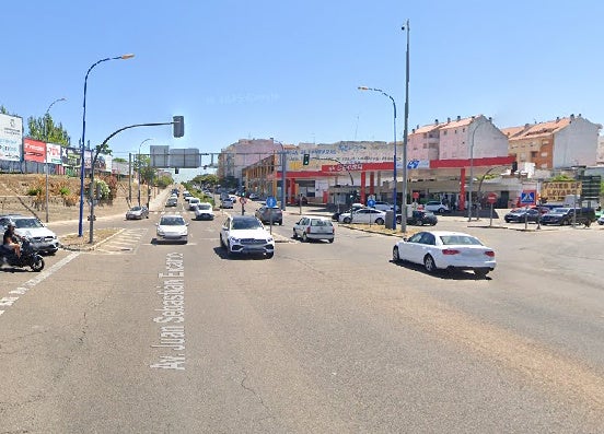 Cruce en el que ha tenido lugar uno de los accidentes.
