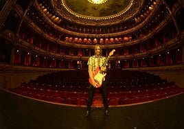 Foto de archivo del músico y compositor Fernando Pardo.