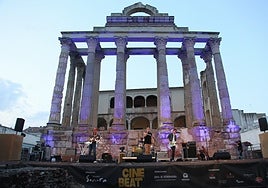 Concierto de Hombre Tigre, este jueves, junto al Templo de Diana.