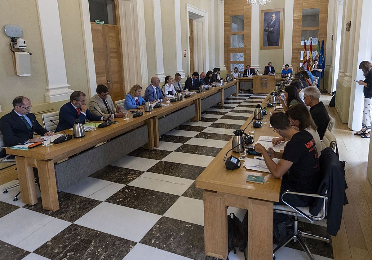 Pleno municipal este jueves.