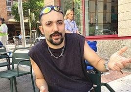 Carlos Jiménez, la pasada semana en una terraza cacereña.