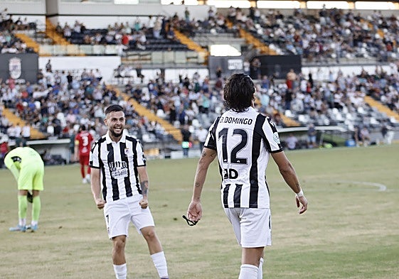 Borja Domingo volverá a ser baja en la delantera del Badajoz de cara al encuentro ante el Montijo del domingo.