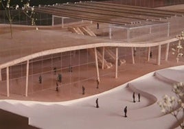 Proyecto de pabellón de ferias ganador del concurso de ideas que convocó Ifeca en 2010.