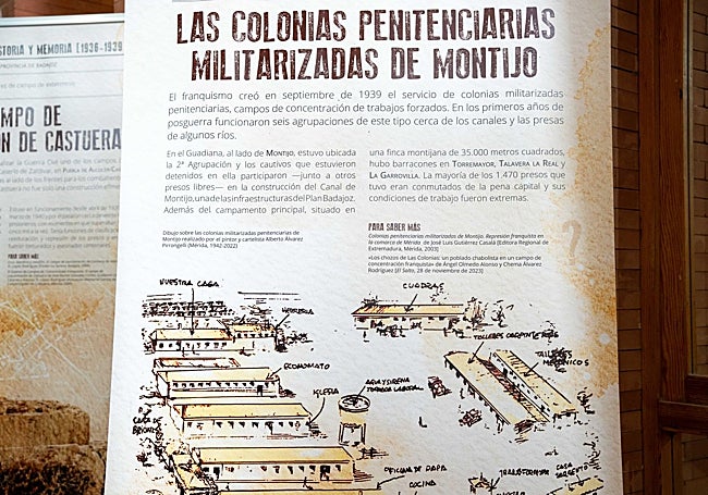 Uno de los 13 paneles de la exposición.