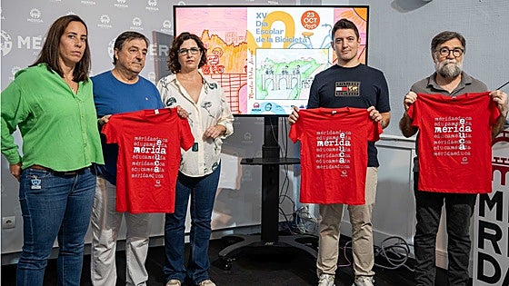 El Día Escolar de la Bicicleta reúne este jueves en Mérida a niños de 22 centros educativos