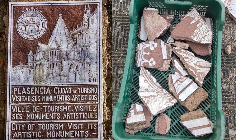 La Junta asumirá la restauración del histórico esgrafiado del acueducto de San Antón de Plasencia