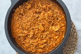 Arroz con pechugas de pollo