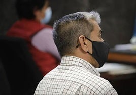 El condenado en una imagen del juicio, que tuvo lugar en 2021.