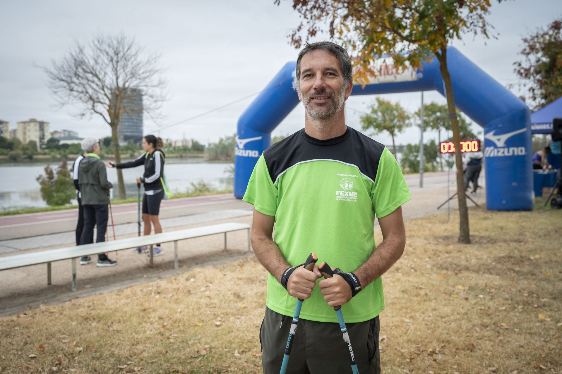 Marcha nórdica en Badajoz
