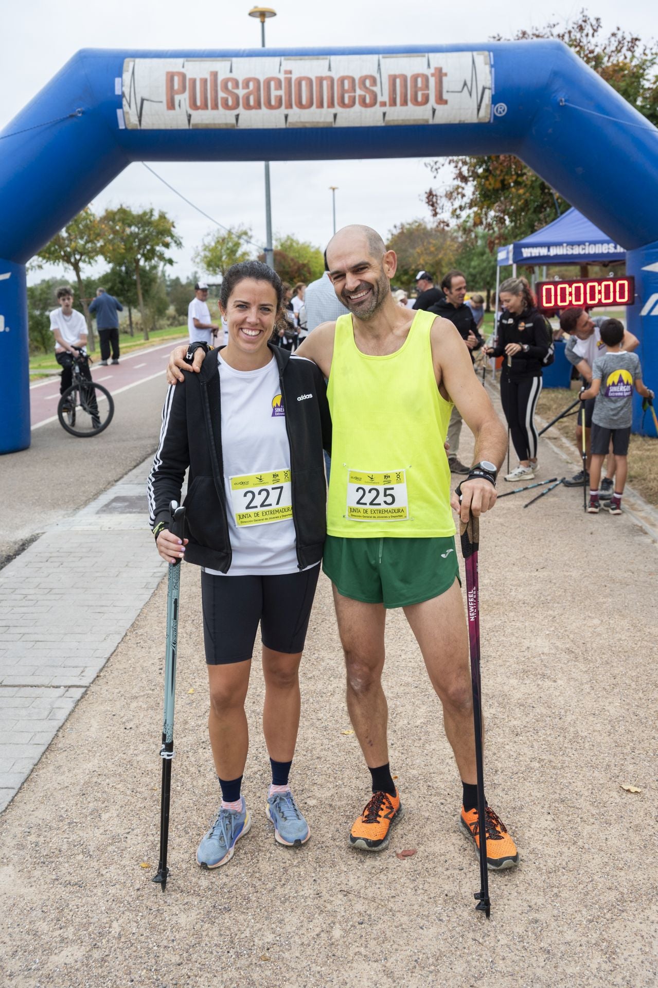 Marcha nórdica en Badajoz