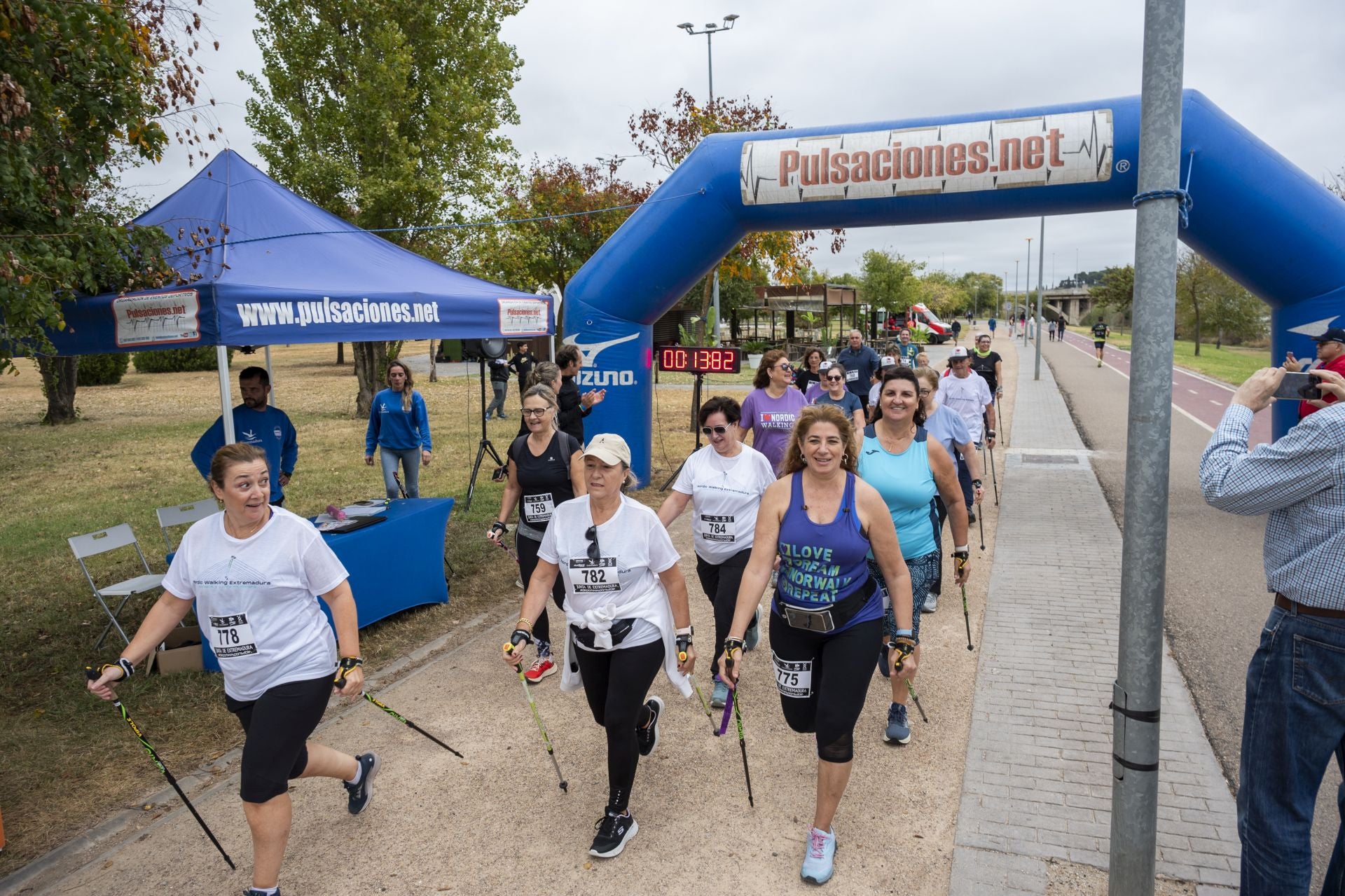 Marcha nórdica en Badajoz