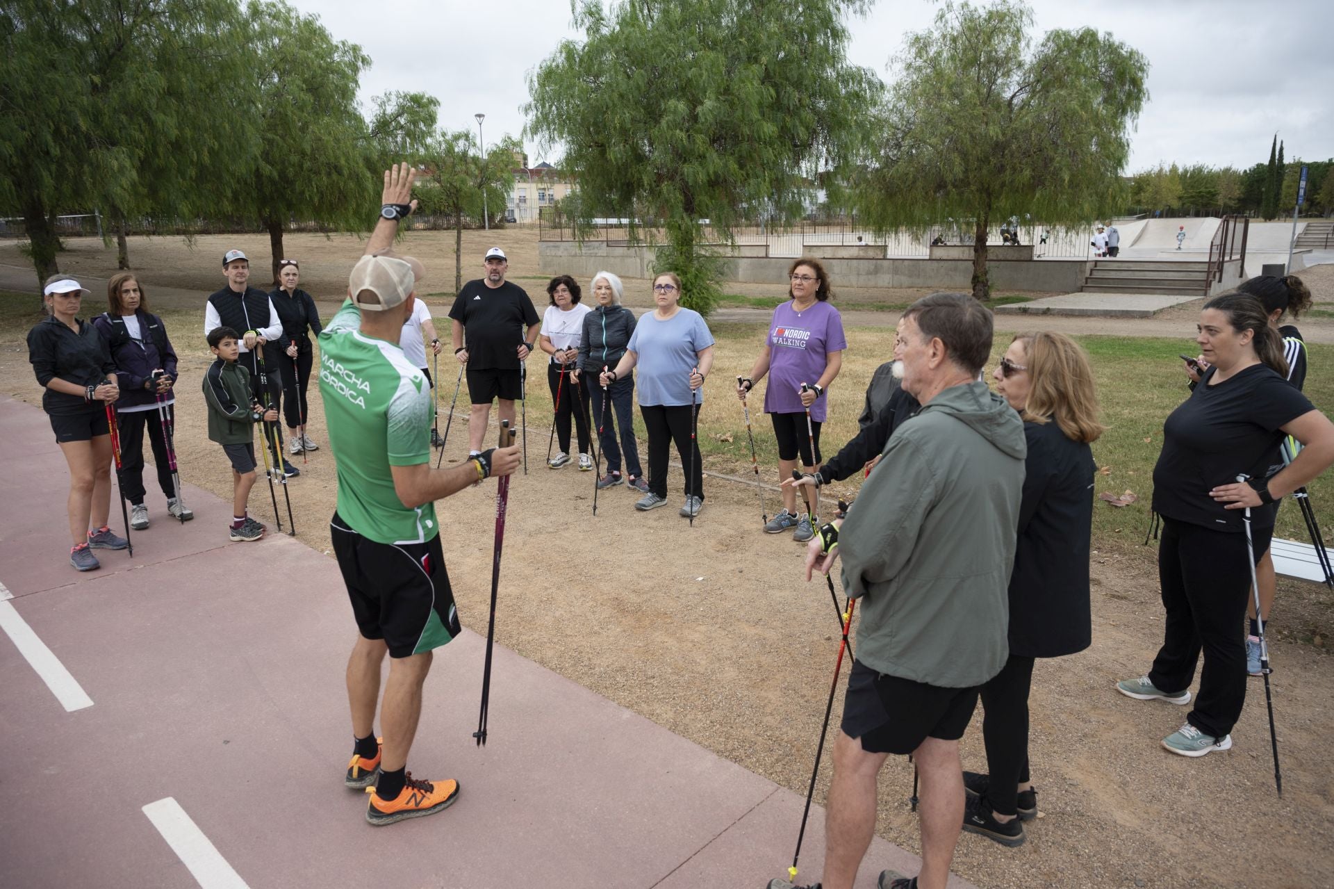 Marcha nórdica en Badajoz