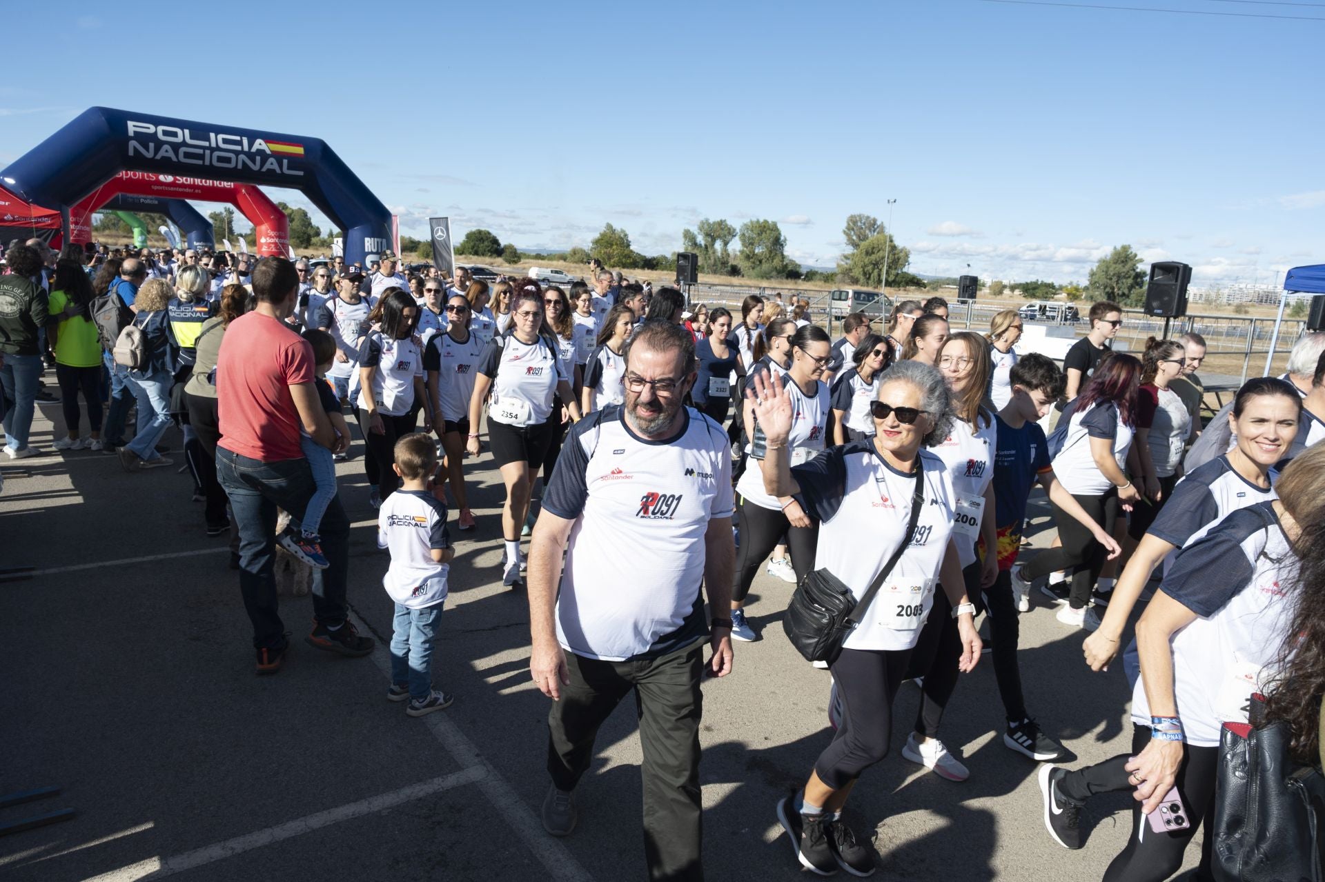 La &#039;Ruta 091&#039; de la Policía Nacional en Badajoz