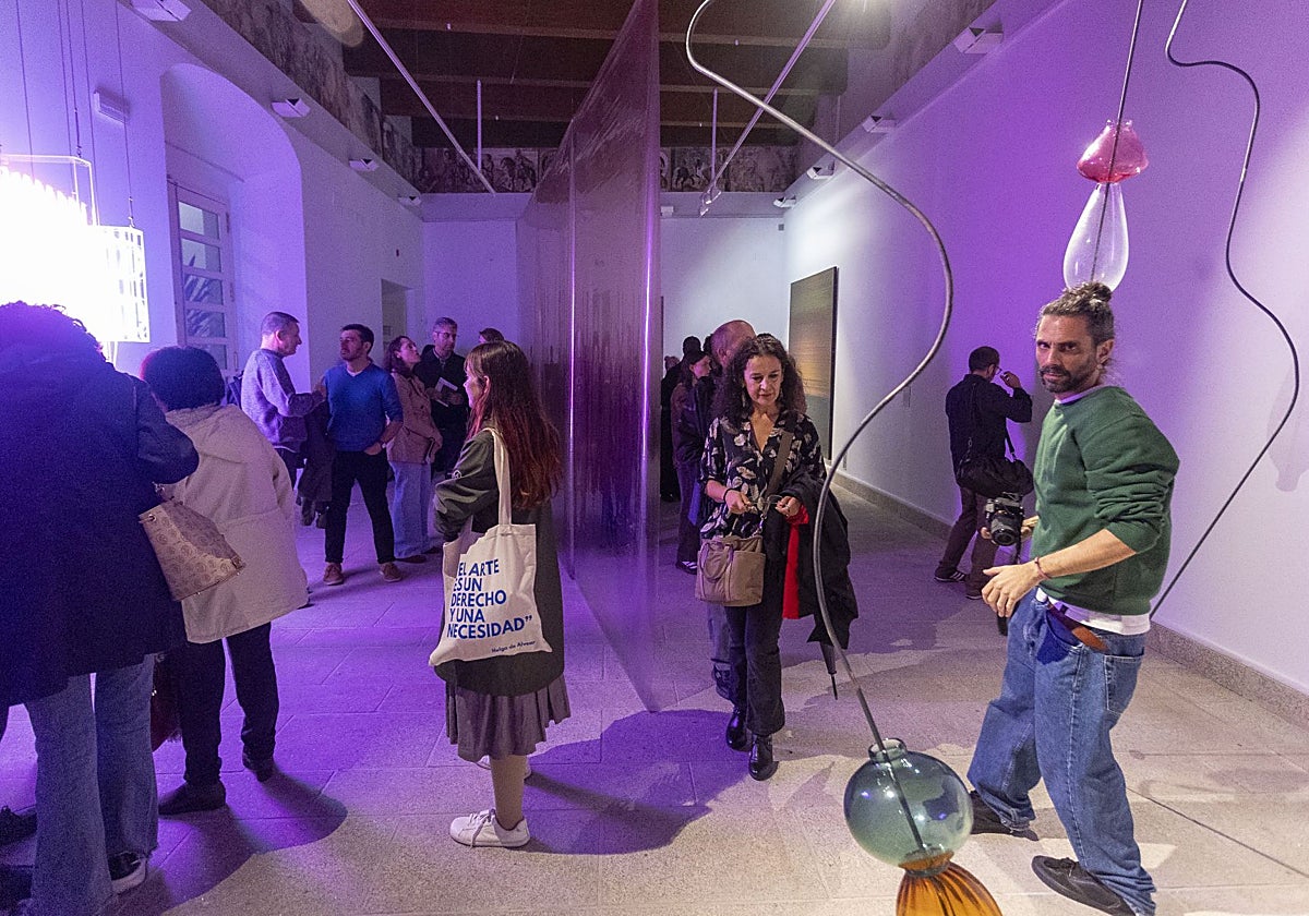 La bienal Cáceres Contemporánea se ha inaugurado este miércoles en el Palacio de Moctezuma.