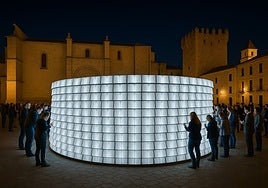 Recreación de la iniciativa que va a tener lugar este fin de semana en la Plaza de Santa María.