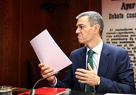 Pedro Sánchez en la comisión de investigación de este jueves