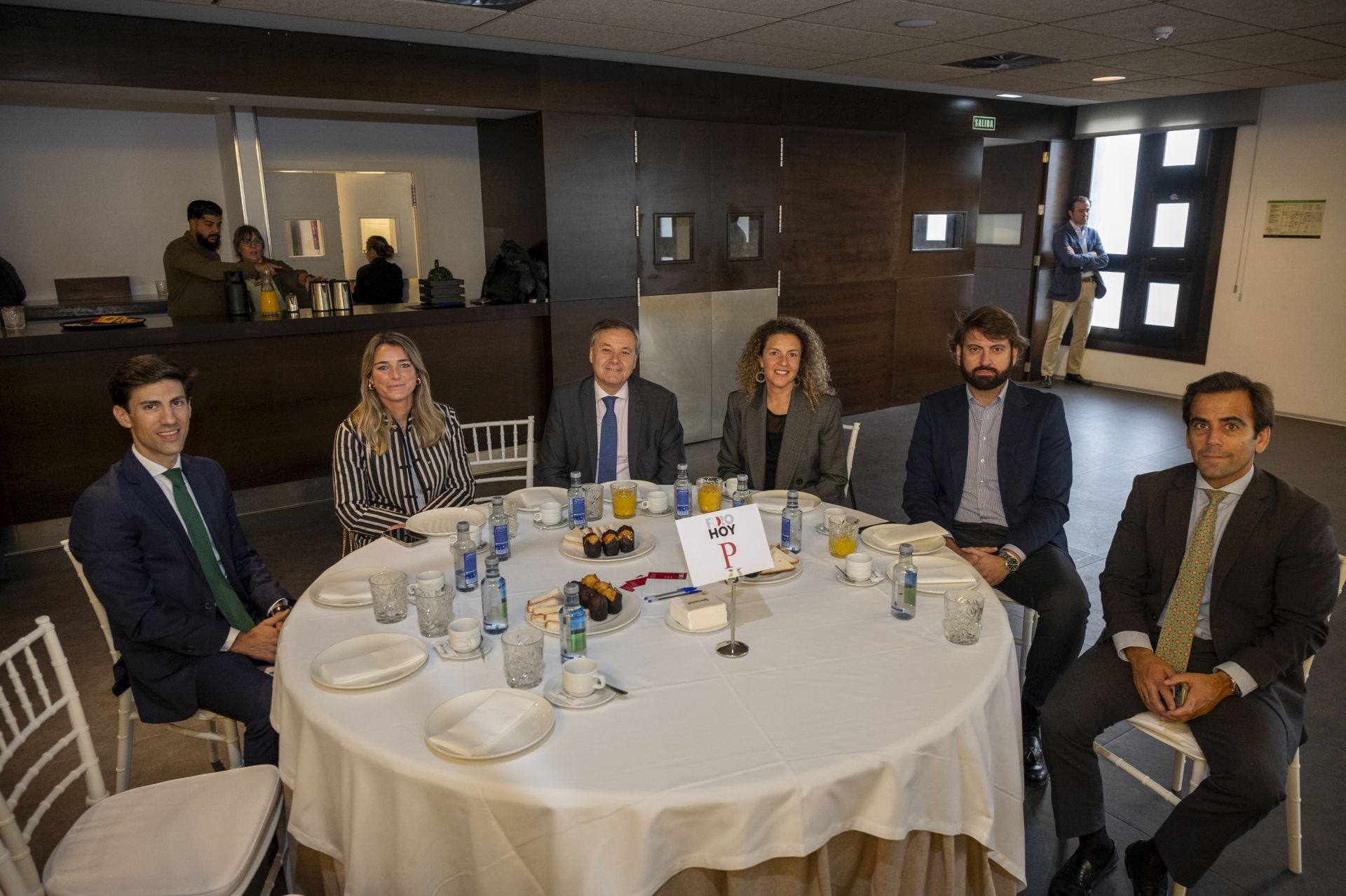 Ricardo Sánchez, Elena Arribas, Miguel Rodríguez, Manuela Aceituno, Juan Manuel Hernández y Juan Luis Ramírez.