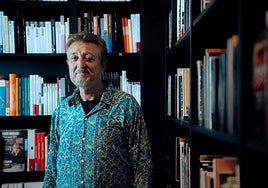 Manolo García durante una reciente entrevista con Europa Press en Madrid.