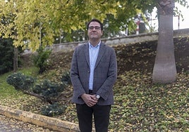 Francisco Pizarro, este viernes en los exteriores del Complejo Cultural San Francisco.