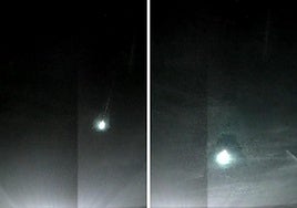 Fenómeno que iluminó ayer el cielo