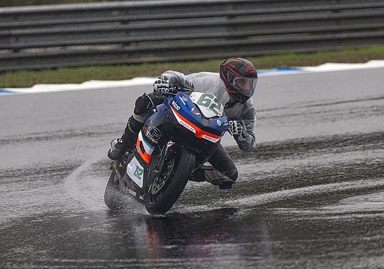 Rodrigo Domínguez durante una carrera de esta temporada.
