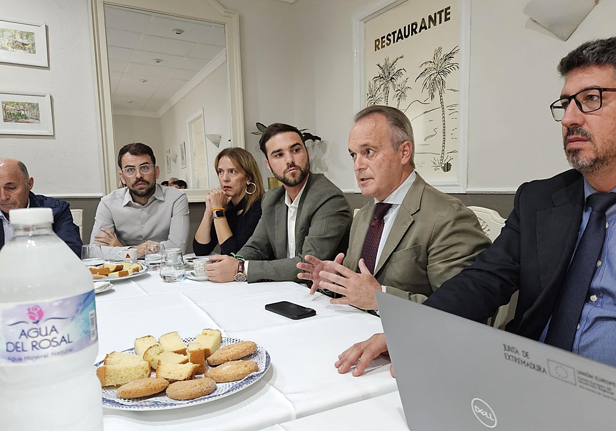 Martín Castizo, en Jerez de los Caballeros el pasado 24 de octubre.