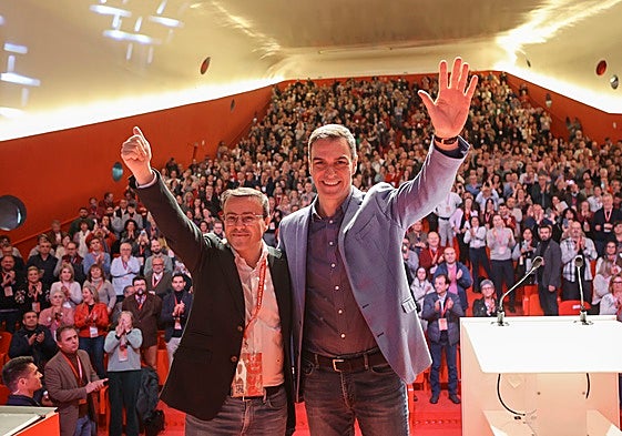 Aplazado por el temporal el acto en el que Sánchez arropaba en Mérida a un Gallardo cuestionado como cartel electoral