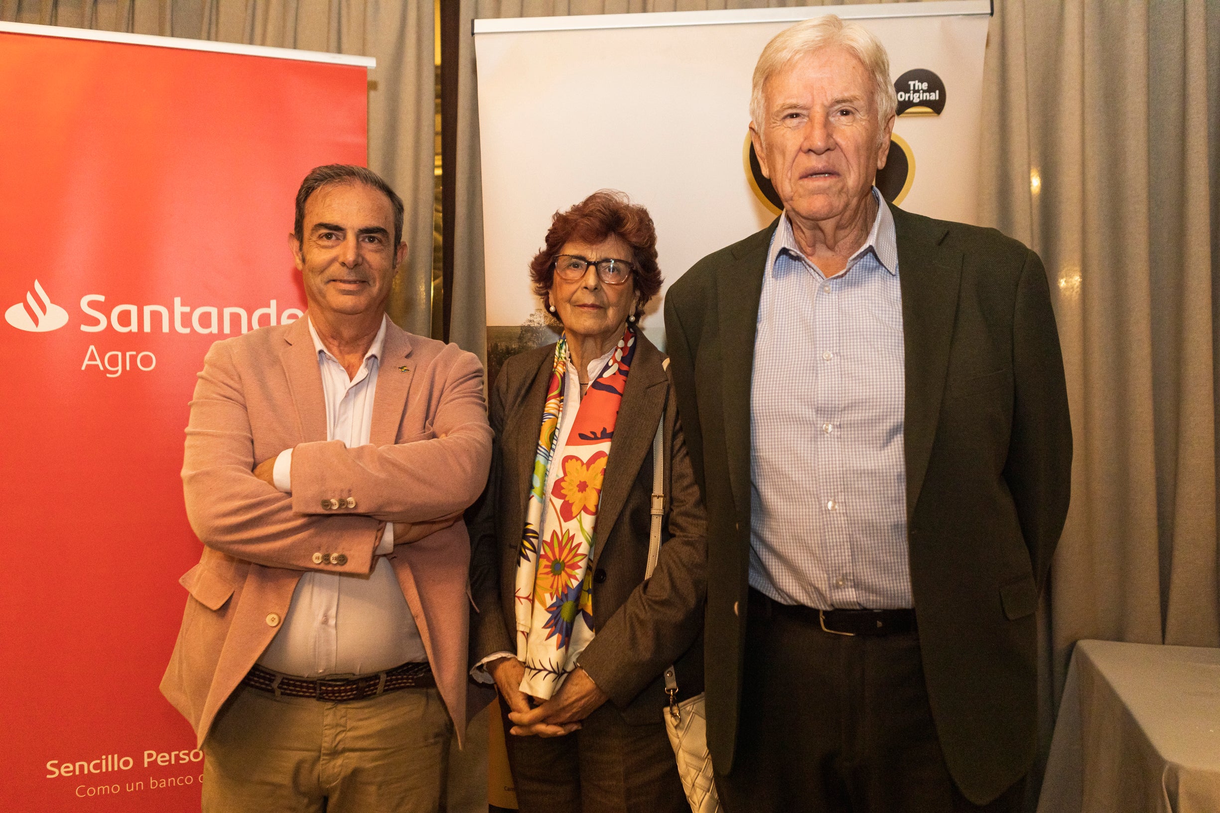 Francisco Moreno, Pilar Málaga y Domingo Fernández.