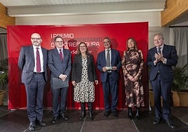 Justiniano Cortés, José Orantos, Mercedes Morán, Atanasio Naranjo, Lorena Ruiz y Álvaro Rodríguez.