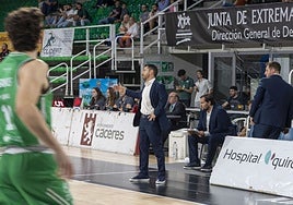 Jacinto Carbajal, en la banda del Multiusos.