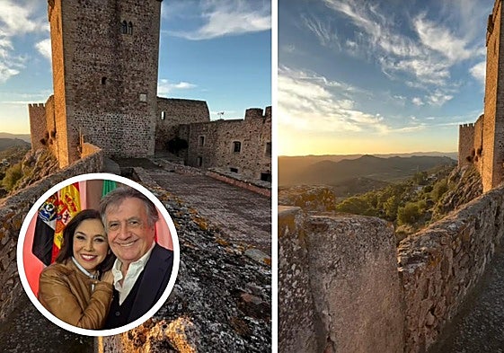 Imágenes del castillo compartidas por Isabel Gemio en redes sociales