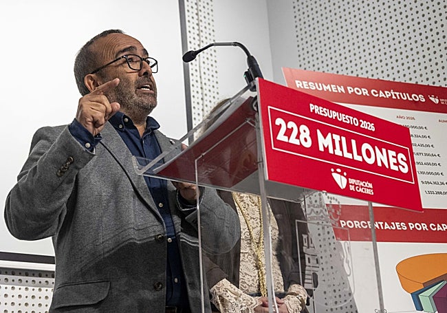 Miguel Ángel Morales, durante su intervención.