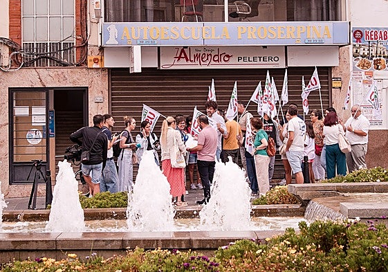 Imagen de archivo de una protesta de USO en la región.