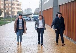 Gallardo, en el centro, el pasado enero cuando declaró durante la instrucción del caso.